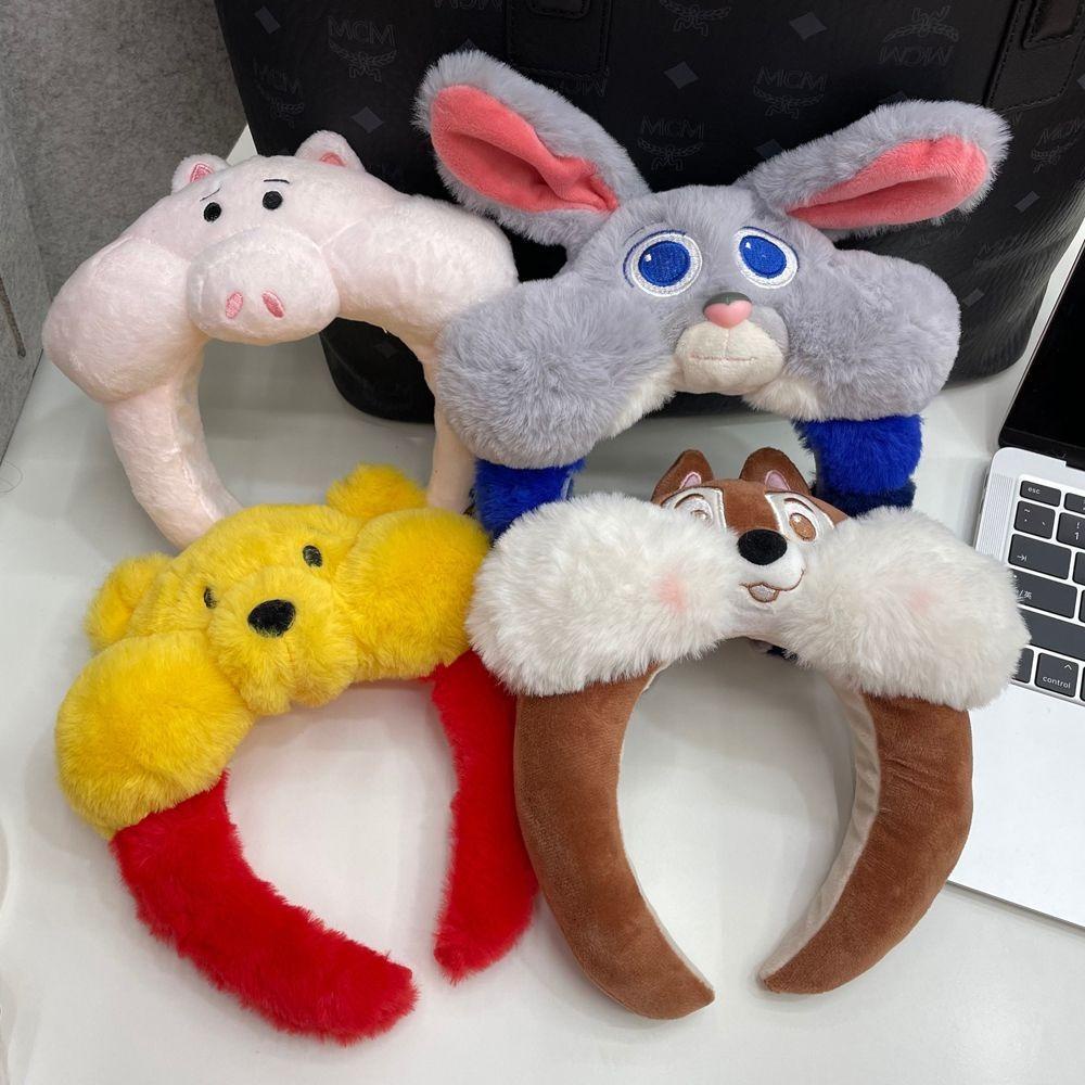 Băng Đô Cài Tóc Hình Gấu Bông Stitch Dễ Thương Cho Bé Gái