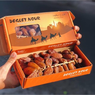Sẵn hàng - Chà là khô nguyên cành Deglet Nour Israel 500g vị ngon tự nhiên