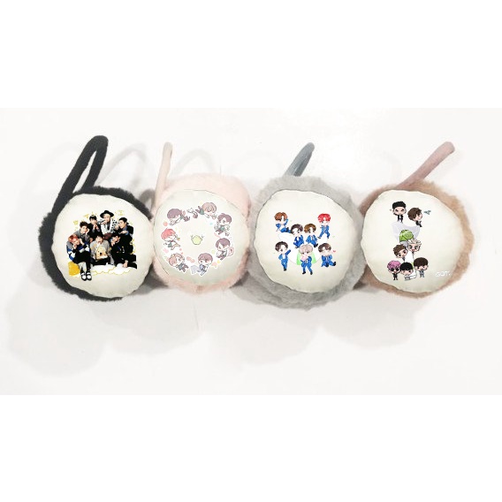 bịt tai lông got7 mamamoo red velvet itzy BTL18 Bịt tai ấm mùa đông dễ thương cute hoạt hình