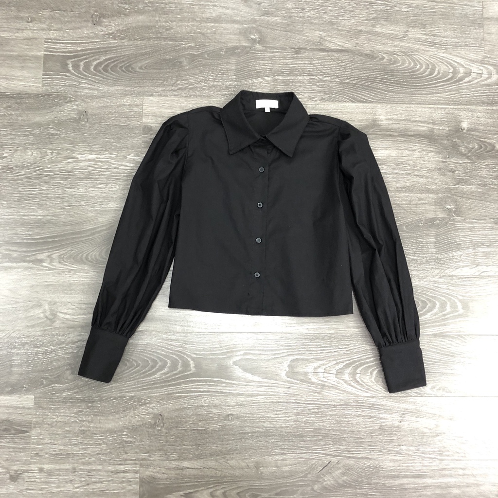 Áo H@BBS smi crop tay búp 2M