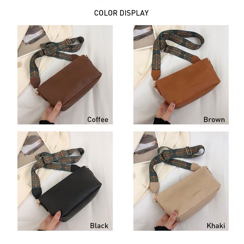 MISCHA Túi Đeo Chéo Hình Vuông Cỡ Nhỏ Thiết Kế Đơn Giản Thời Trang Mùa Thu Cho Nữ