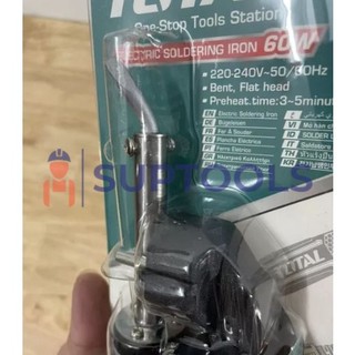 Mỏ hàn chì 60W mỏ cong TOTAL TET2606 (Đồ nghề Chính Hãng)