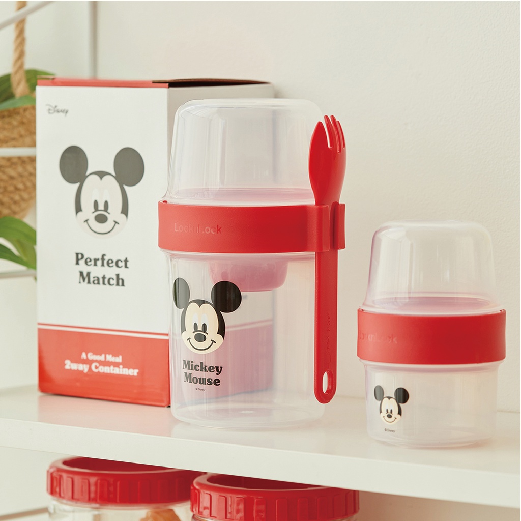 Locknlock Nhân Vật Disney Xoắn Hai Chiều Kín Khí