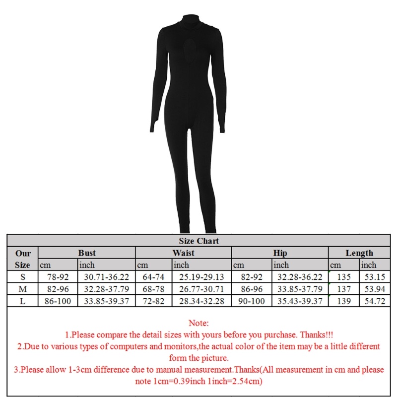 Xiangbao Áo Liền Quần Dài Tay Ôm Dáng Khoét Lỗ Xiang Quyến Rũ Cho Nữ