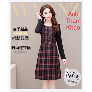 Đầm Công Sở, Chất Liệu Tuytsi, FREESIZE, BIGSIZE, 2hand