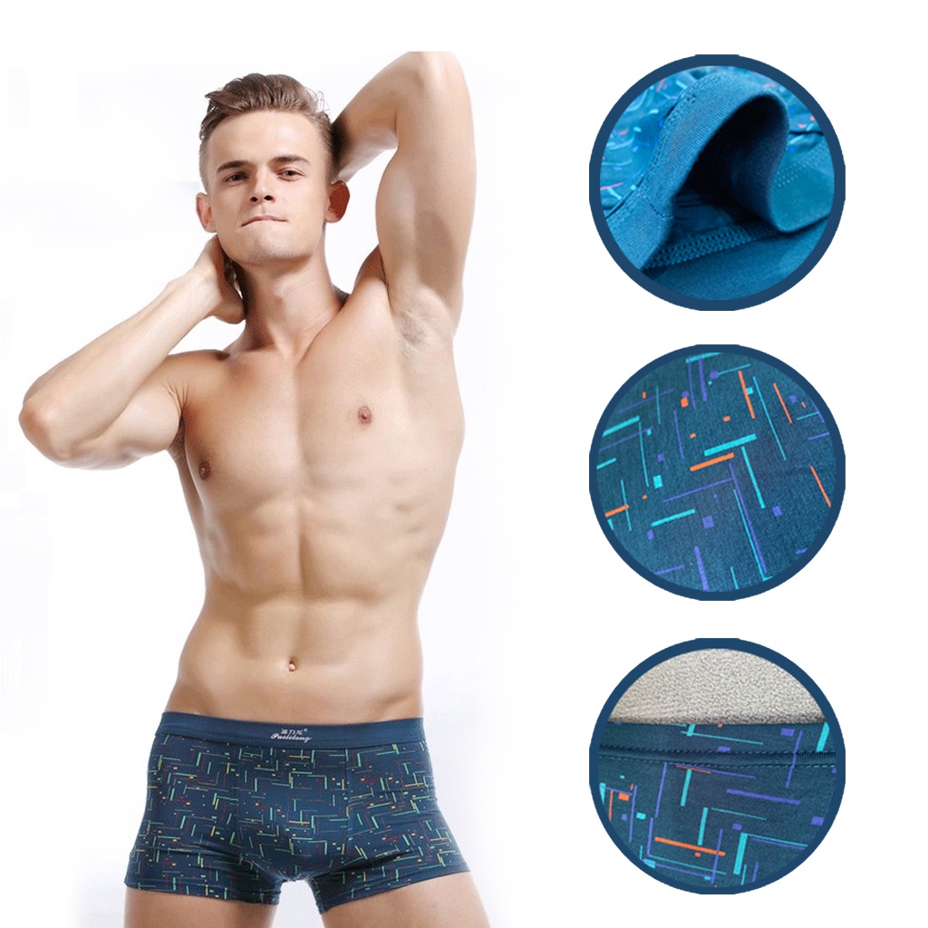 Quần boxer nam họa tiết S.Ọ.C X.A.N.H Paililong cotton thấm hút tốt, co giãn 4 chiều NPP Paililong.official