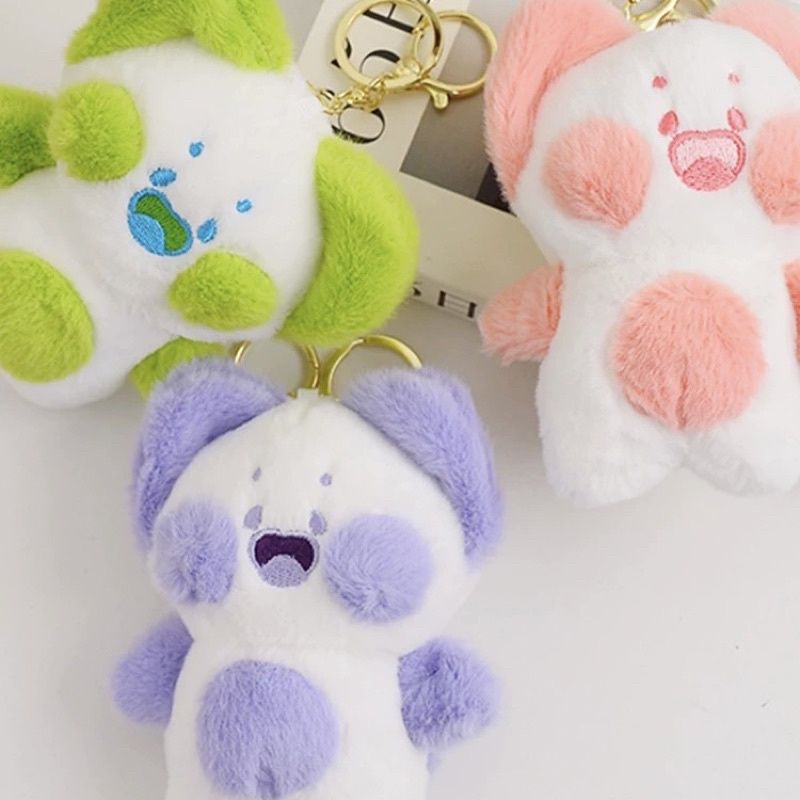 Móc khóa gấu mèo Dudu racoon xinh xắn