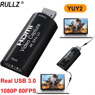  Mini 4K Video Capture Card 1080P 60fps Full HD MS2130 Capture Card Game Record Box HDMI To USB 3.0 Video Grabber Recorder Live Streaming for PS4 PS5 Camera Xbox Switch Laptop PC 