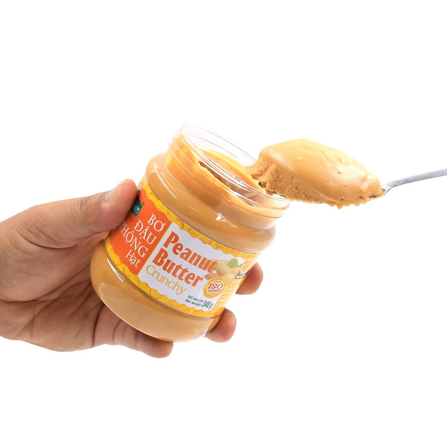 🍂Giảm giá🍂 Bơ đậu phộng hạt 340g loại trung Date mới