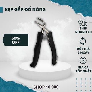 Kẹp gắp đồ nóng, đồ hấp kim loại - Dụng cụ gắp Inox có lò xo