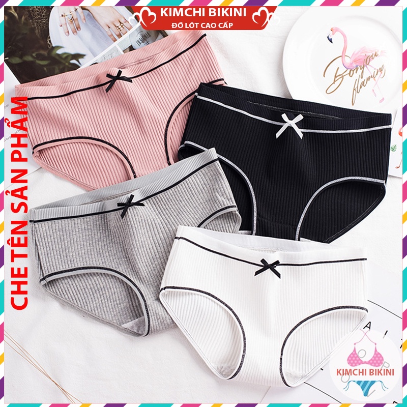 Set 5 quần lót nữ vải mềm nhiều mẫu KIMCHIBIKINI Combo 5 quần nót cotton nữ chống viêm chị em tha hồ chọn QL005