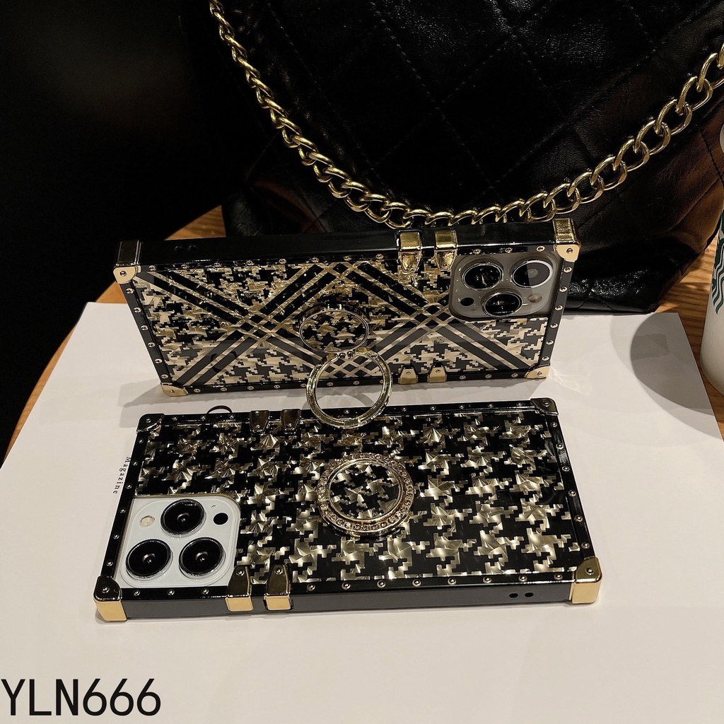 Ốp Điện Thoại Hình Vuông Có Giá Đỡ Cho iphone 15 pro max 14 pro max 13 pro max 12 pro max 11 pro max 6 6s 7 7plus 8 8plus x xr xs max