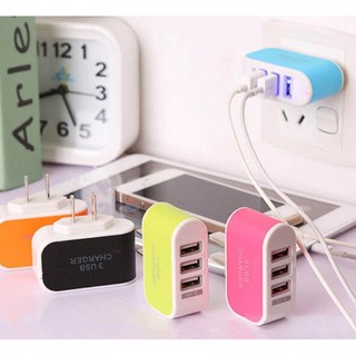 CỦ SẠC ĐA NĂNG Củ Sạc 3 Cổng USB [Miễn Phí Vận Chuyển khi đơn đạt 50k]