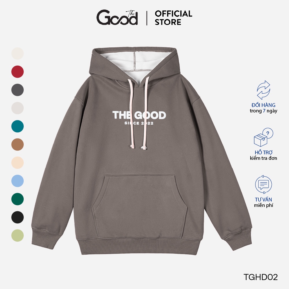 Áo Hoodie Lót Lông Thiết Kế THE GOOD/ Basic Hoodie