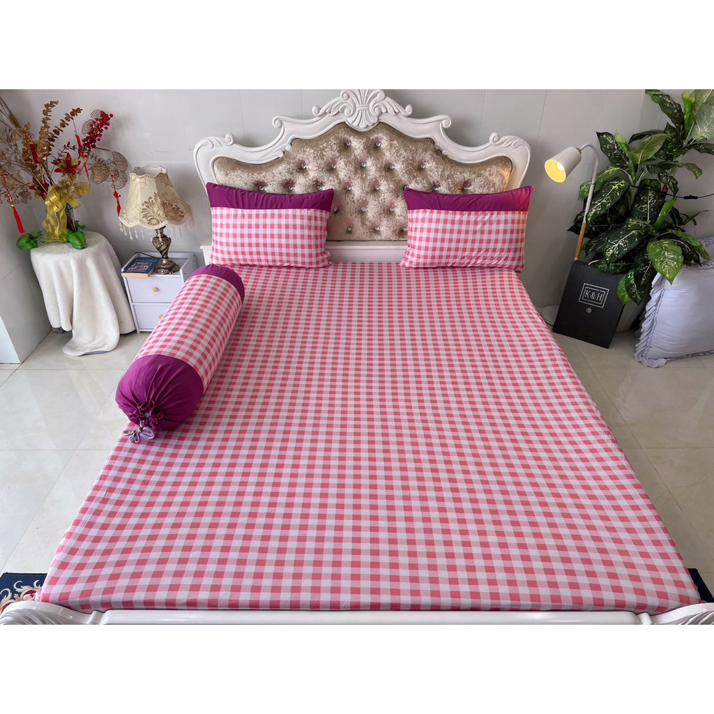 BỘ DRAP GỐI THUN HÀN QUỐC CAO CẤP