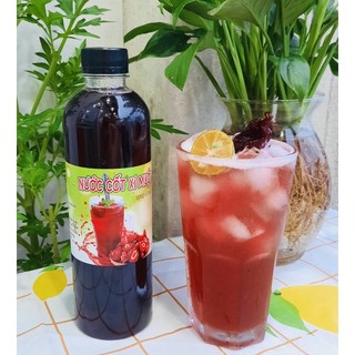 Nước cốt xí muội/xí muội đỏ không kèm trái chai 500ml