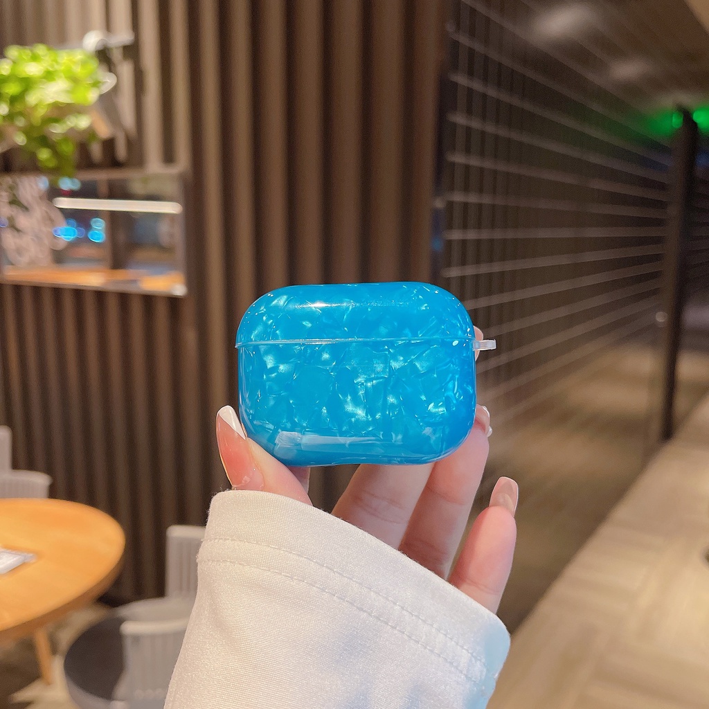 Vỏ Bảo Vệ Hộp Sạc Tai nghe không dây AirPods 1 2 Pro2 2022 gen3 2021 Bằng TPU Silicone Mềm Họa Tiết Lấp Lánh