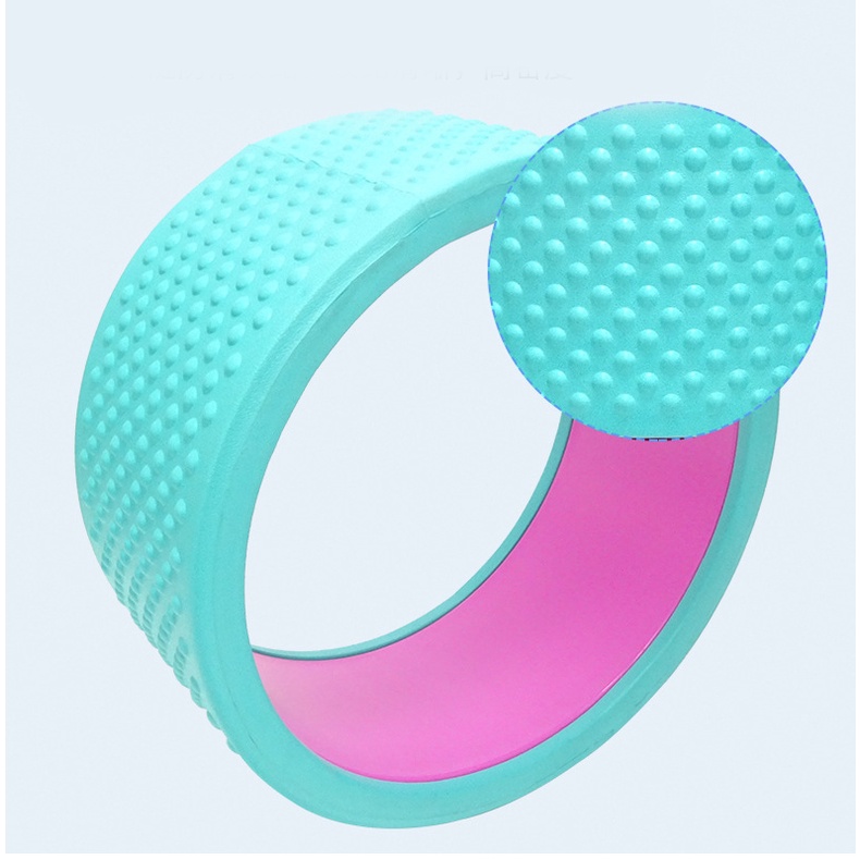 Vòng tập yoga có gai bản rộng 34 x 34 x 20cm chịu lực 200kg , phiên bản cao cấp có gai massage , dụng cụ tập yoga