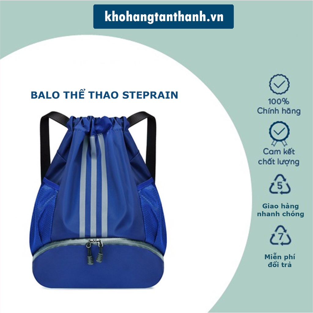 Balo Thể Thao Đá Bóng, Tập GYM, Du Lịch Đa Năng Cao Cấp STEPRAIN Chống Thấm Nước