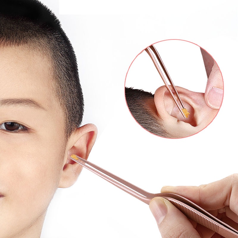 Bộ lấy ráy tai có đèn cho bé và người lớn, dụng cụ vệ sinh tai cao cấp cho gia đình 9 món