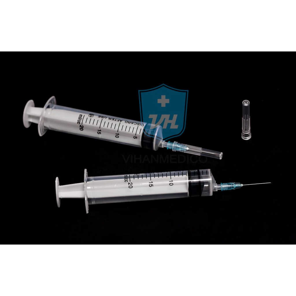 Hộp 50 Bơm Tiêm Vinahankook 20ml - Dùng 1 Lần - Đã Tiệt Trùng