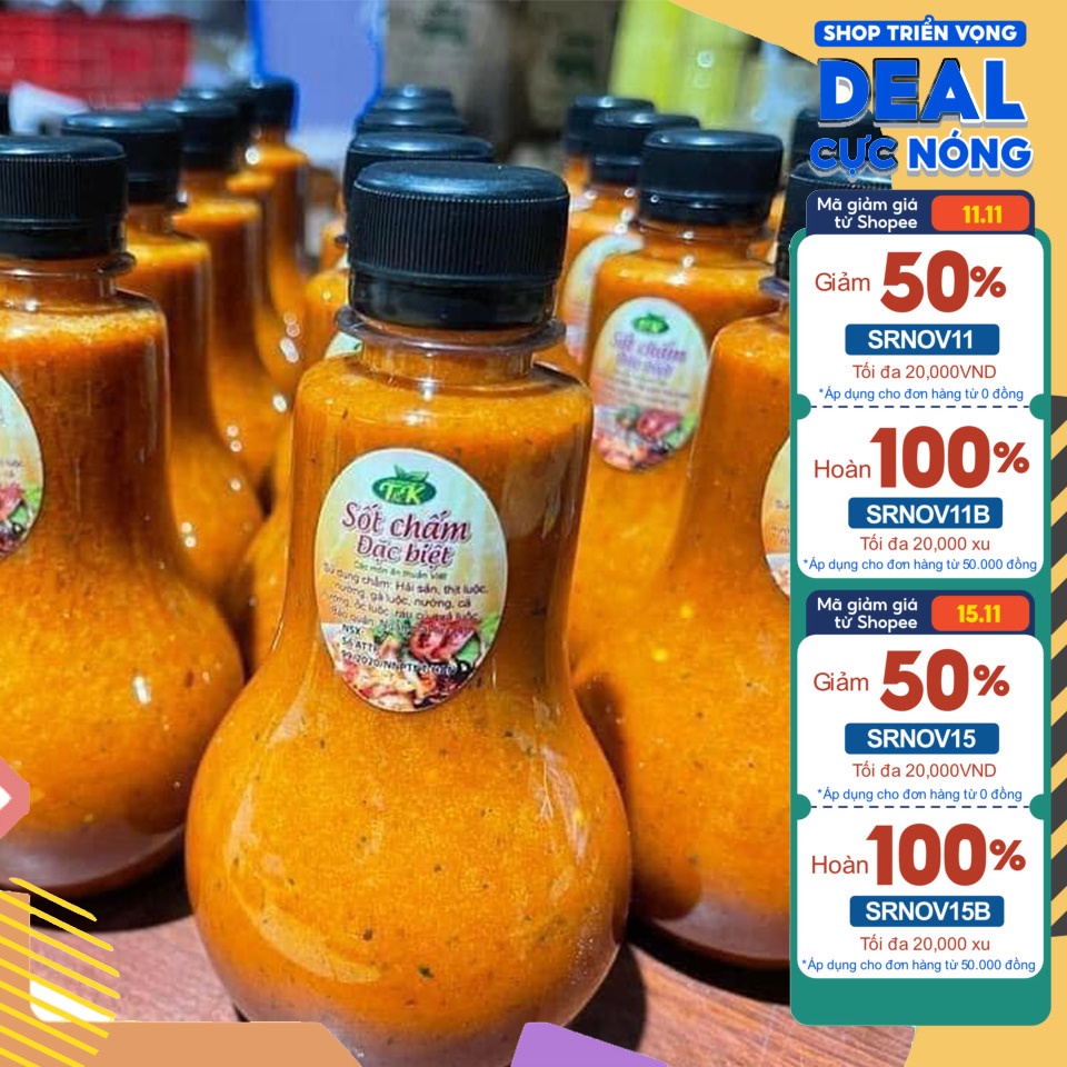 Sốt chấm đa năng dùng cho các món cuốn, hải sản, chấm lẩu, đồ chiên luộc hoặc ướp thịt nướng đều ngon đậm đà