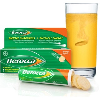 Viên sủi bổ sung vitamin và khoáng chất Berocca Performance 10 Viên/tuýp