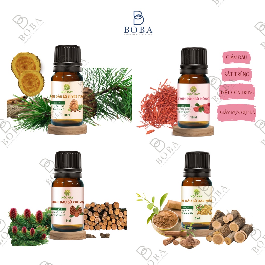 (HCM) Tinh Dầu Của Các Loại Gỗ, Khuếch Tán Hương Thơm, Giảm Stress Mộc Mây, Dung Tích 10ml - bobashop.vn