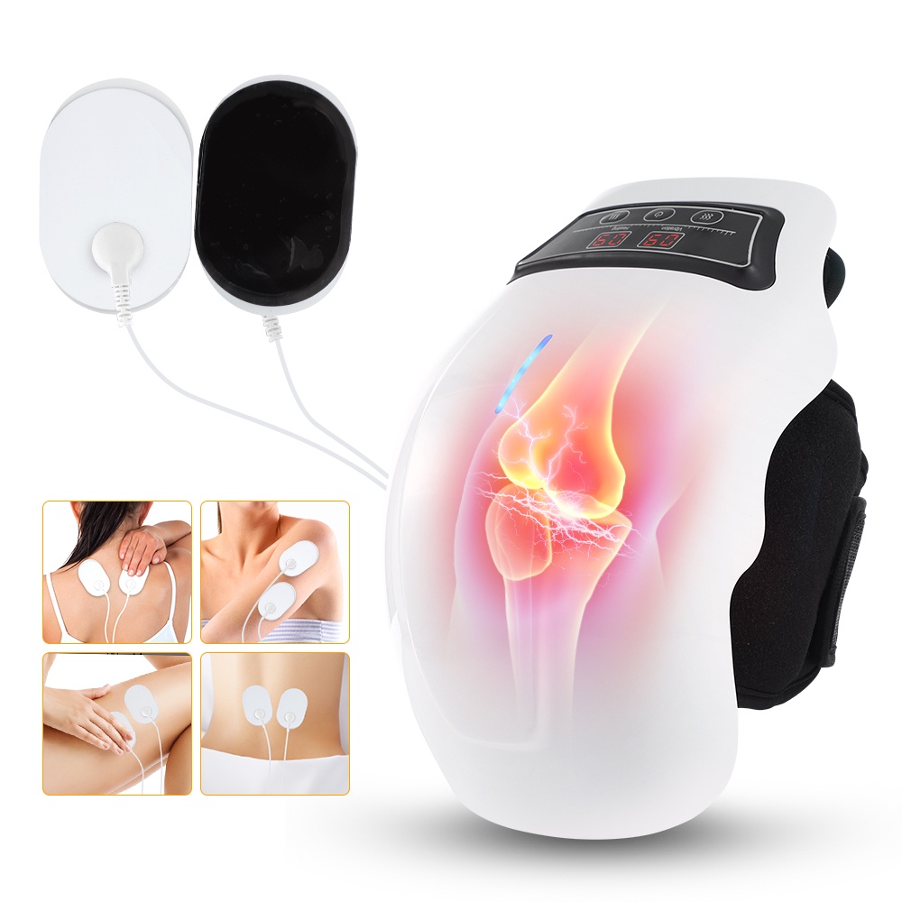 Máy massage đầu gối, Máy Massage Khớp Gối, Máy Mát Xa Đầu Gối, Hỗ Trợ Giảm Đau Nhức Khớp Gối, Rung Tần Số Cao, Chườm Nóng Giảm Đau