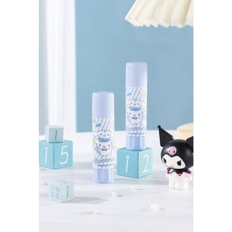 Set 4 Keo Cứng Trơn Siêu Dính Cho Bé Sanrio Mymelody Kuromi Cinnamoroll
