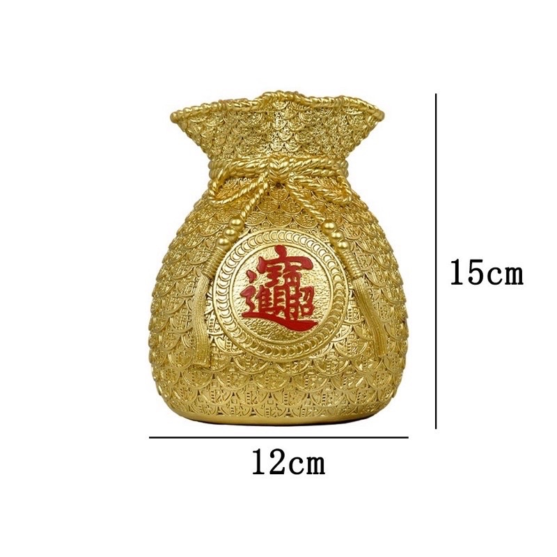 Bình Hoa Mẫu Túi Tiền Phong Thuỷ Siêu Yêu