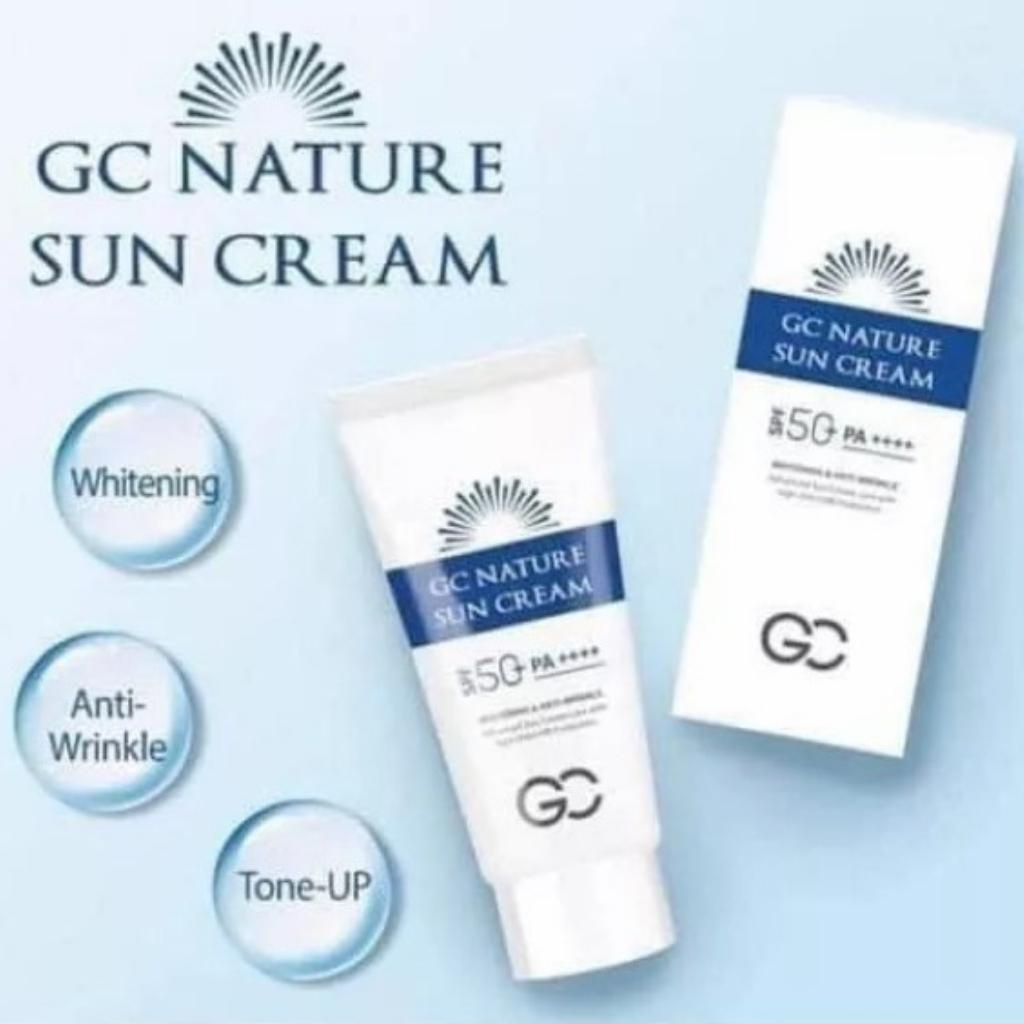 Kem Chống Nắng GC Nature Sun Cream SPF 50+ PA++++ 60ml.Kem Chống Nắng Nâng Tone,Dưỡng Da Hàn Quốc.