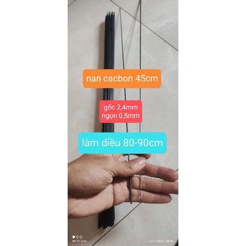 Nan cacbon dẻo 45cm làm diều 80 90cm