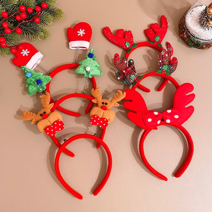 Kẹp Tóc Phong Cách Giáng Sinh Thời Trang Cho Nữ cài tóc noel