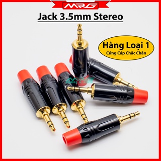 Jack 3.5 loại tốt, dùng hàn dây tín hiệu, giá 1 chiếc (3.5mm TRS Stereo Jack Plug) J3