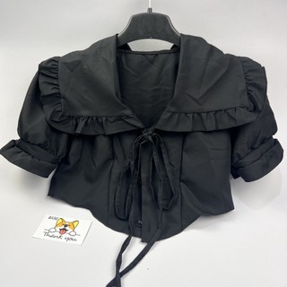 ÁO CROPTOP CỔ BÈO SEN THẮT NƠ [TNT SHOP BIGSIZE 60KG 90KG]