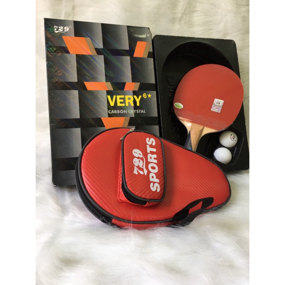 Vợt bóng bàn very 729 hàng hiệu 2,3,4,5,6,7,8 sao 🌪 Free Ship + khuyến mại 2 quả bóng 🌪 - Nhà Phân Phối Chính Hãng- Sp