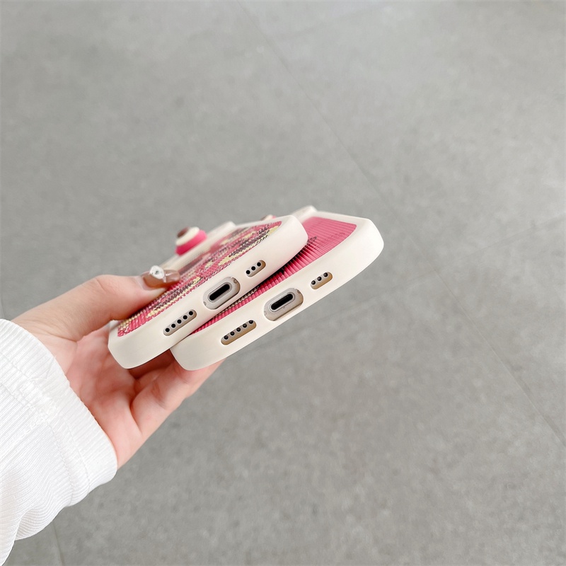 DISNEY Ốp Điện Thoại Silicon Mềm Họa Tiết Gấu Hoạt Hình 3D Cho iPhone 14 12 11 13 Pro Max 14 Plus