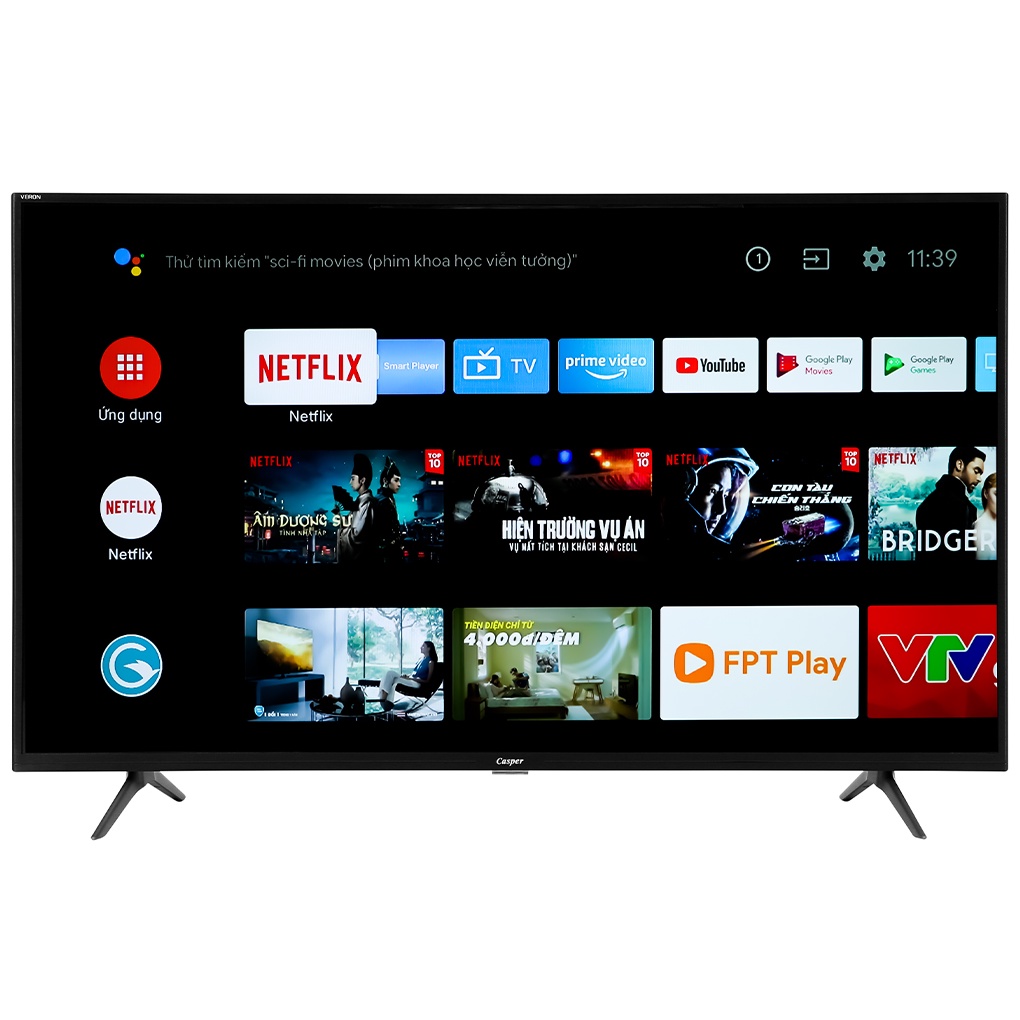 Android Tivi Casper 43 inch 43UGS611 giá rẻ