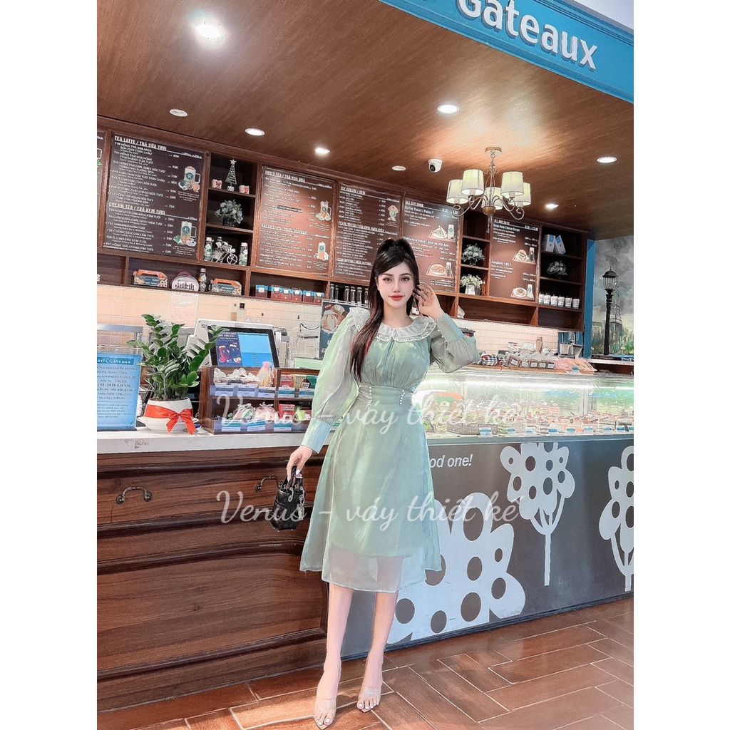 VÁY OZANGA THẮT NƠ THIẾT KẾ - VENUS DESIGN