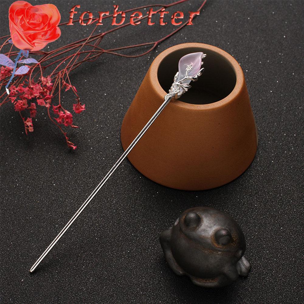 Trâm cài tóc bằng kim loại nhiều màu sắc phong cách cổ điển cho nữ