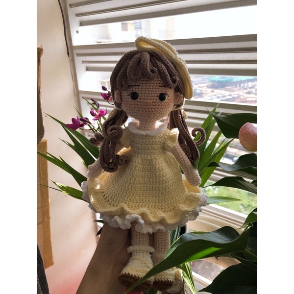 Búp bê len Nina 30cm