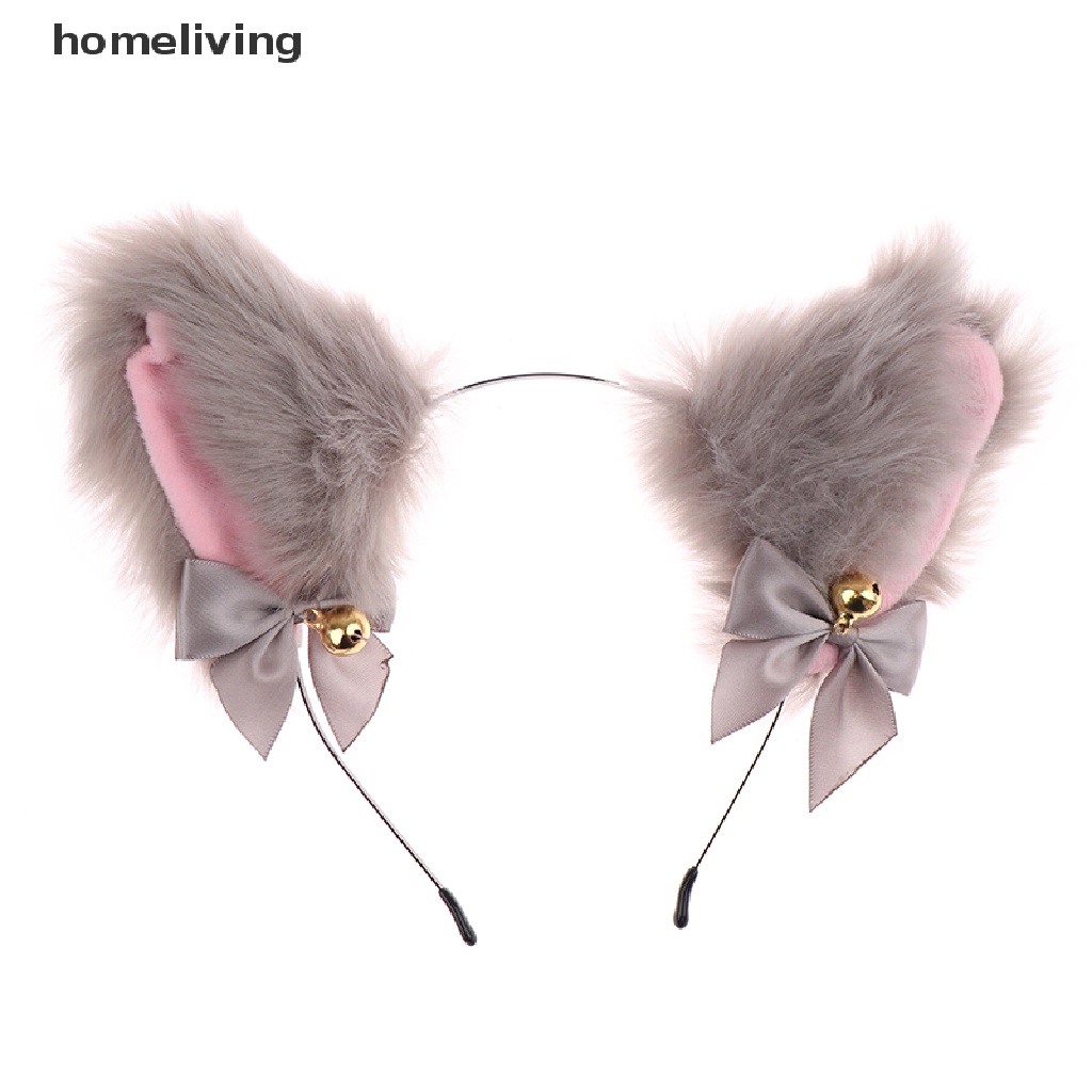 Cài Tóc Hình Tai Mèo Có Chuông 15 Màu Hóa Trang Halloween