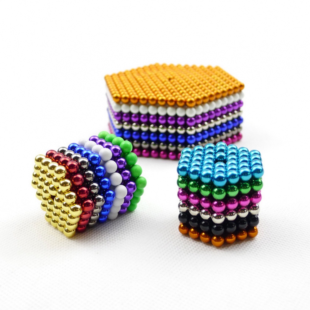 Túi 216 Hạt Nam Châm Thần Kì Xâu Chuỗi 3D 3mm