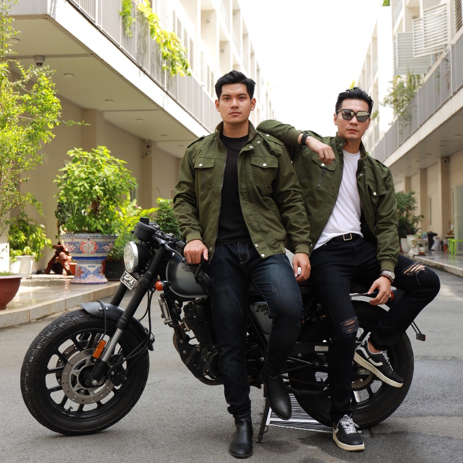 Áo khoác kaki cotton nam cao cấp Athenas