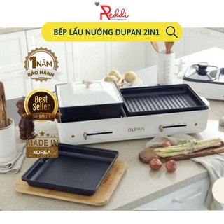 Bếp nướng lẩu xào 3 in 1 đa năng dupan korea bảo hành 12 tháng