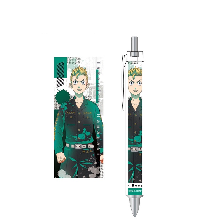 Bút Bi Đen Dạng Nhấn 0.5MM YB2 Anime Tokyo Revengers Cho Học Sinh