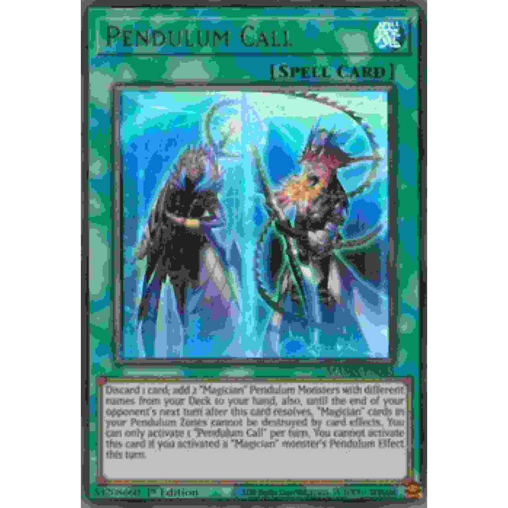 Thẻ Bài Yugioh Pendulum Call - MAMA-EN085 - Ultra Rare 1st Edition