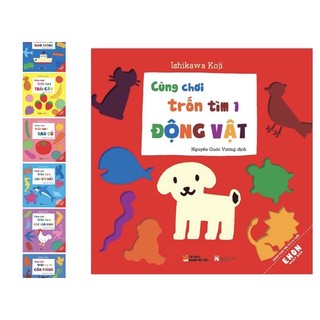 Sách - ehon lẻ 1 cuốn cùng chơi trốn tìm dành cho bé từ 0-6 tuổi