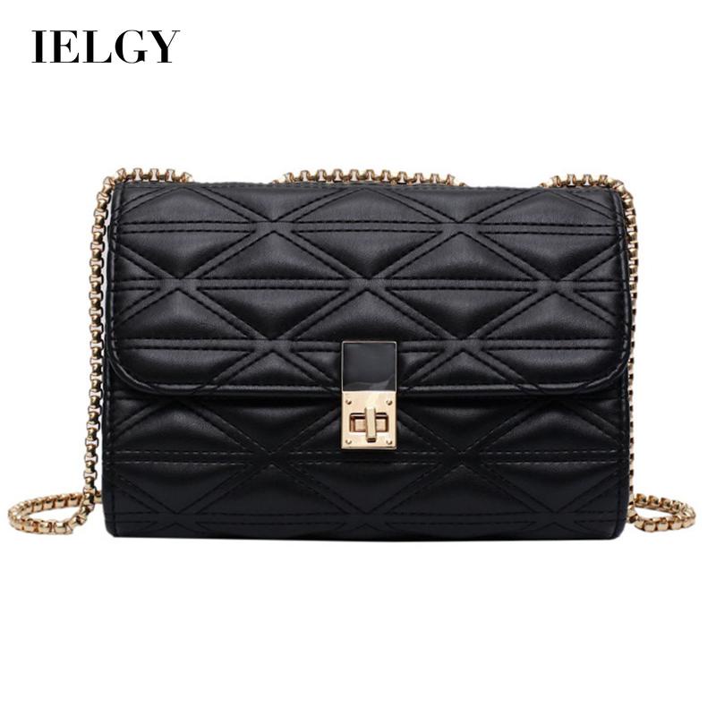 Túi Đeo Vai Nhỏ Hình Thoi Phối Dây Xích Thời Trang Cho Nữ